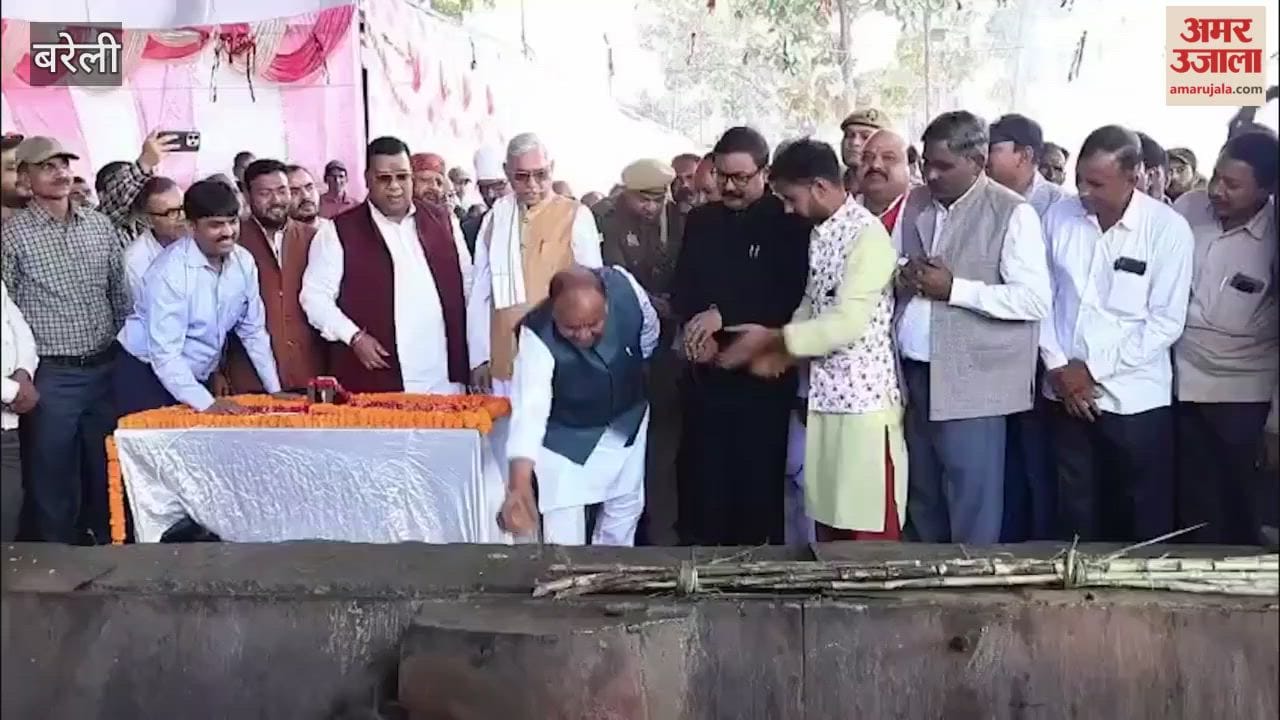 Crushing season of Semikheda Sugar Mill begins in lakhimpur kheri