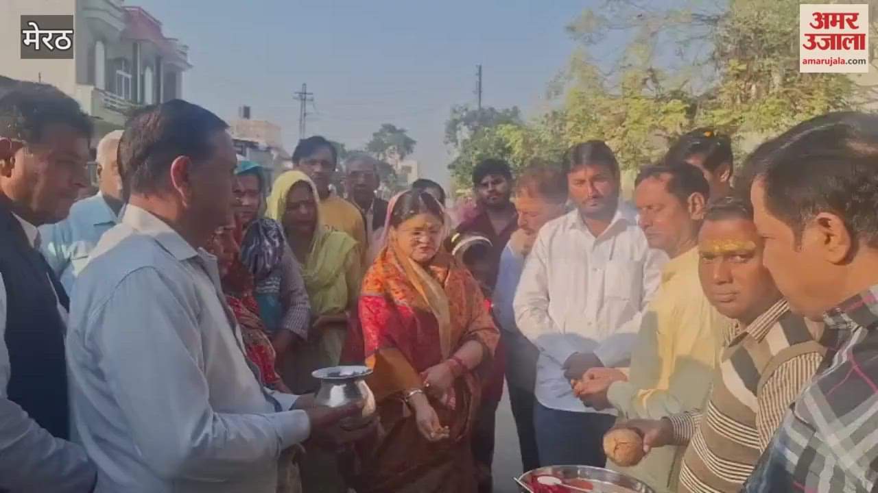 Meerut: Chairperson inaugurated three main roads worth Rs 5 crore.