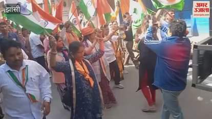 Unity March: Jhansi city resonates with Bharat Mata Ki Jai and Vande Mataram