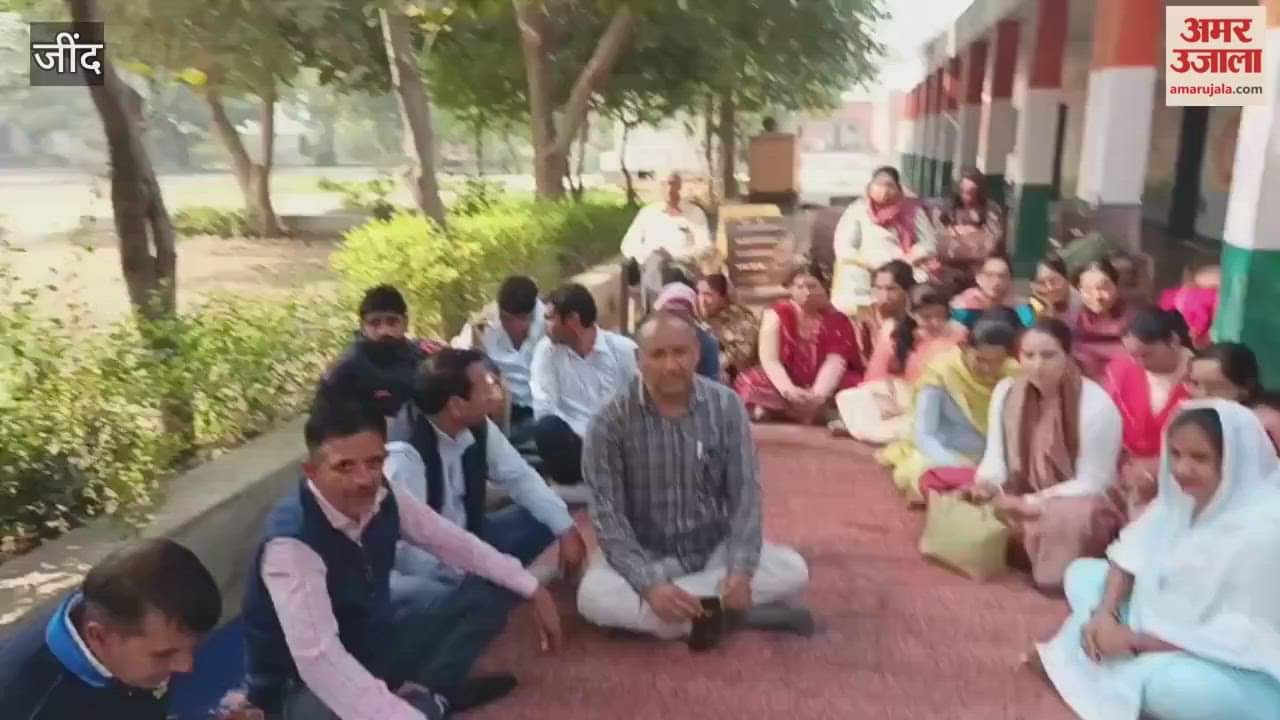 Teachers stage protest in Budha Kheda, Julana, demanding arrest of accused students