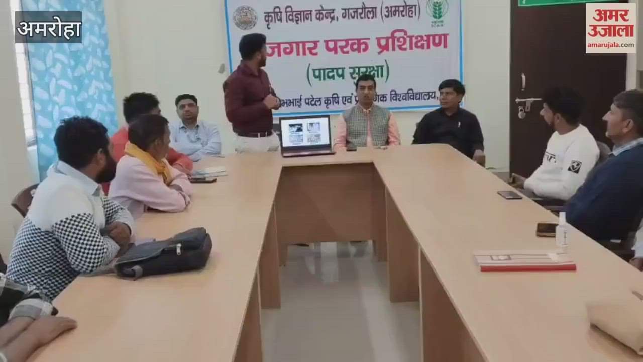 Farmers were given training in mushroom cultivation