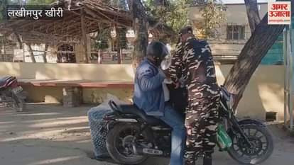 Strict vigilance continues at the India-Nepal border in lakhimpur kheri