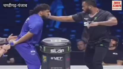 Jaskaran Singh Saidoke of Moga won the Power Slap competition.