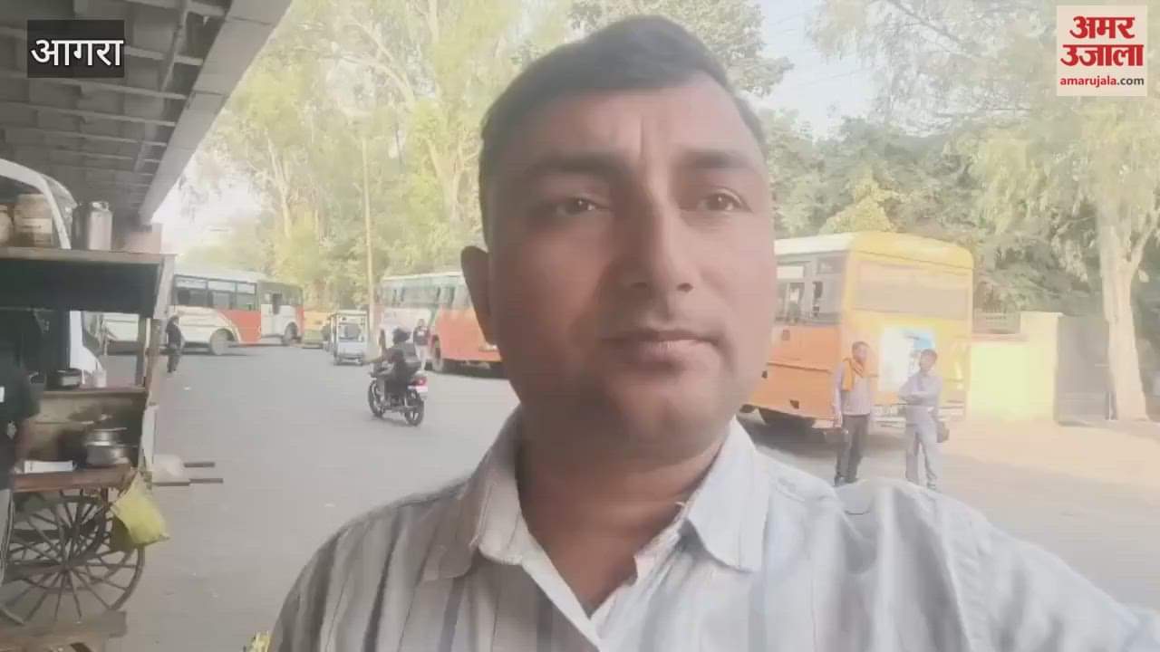 Agra Highway Chaos: Bus Drivers Stop Vehicles to Board Passengers, Traffic Jam Persists