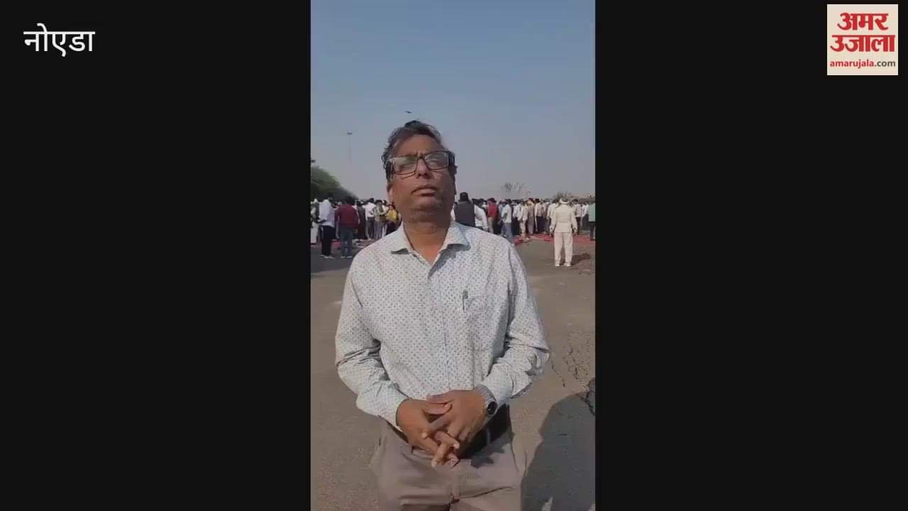 Farmers protest on Yamuna Expressway