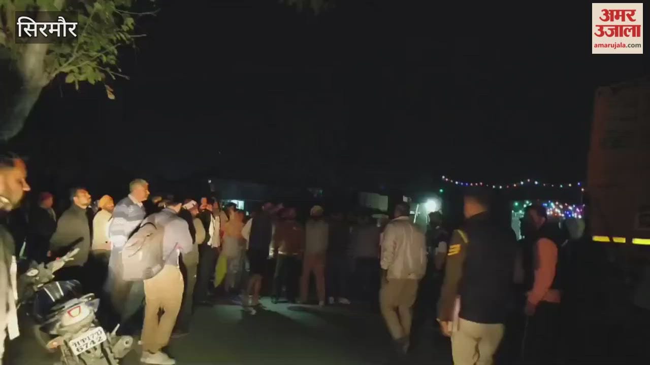 Sirmour A speeding truck crushed a 32-year-old bike rider killing him on the spot