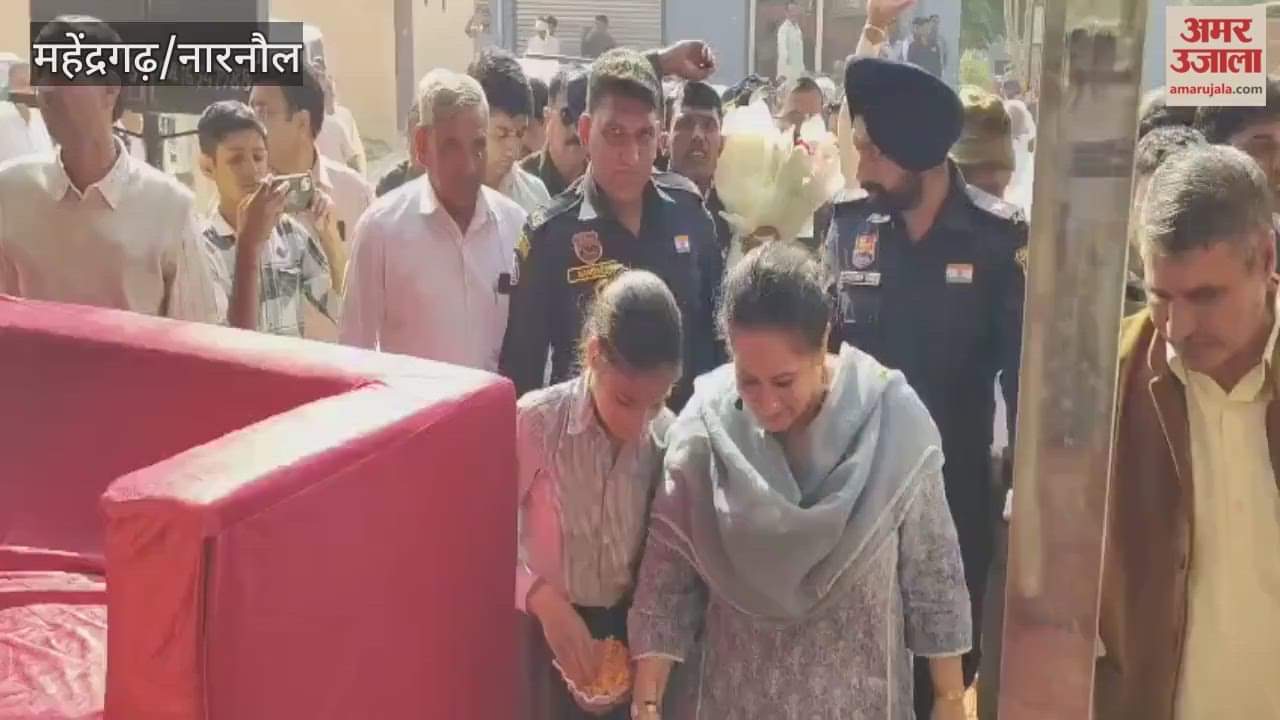 Health Minister Aarti Singh Rao reached Ateli in Narnaul and visited many villages