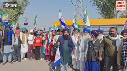 Groups of farmers reached Rajpura