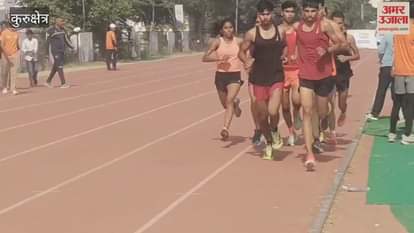 MP Sports Festival begins in Kurukshetra, players show their strength