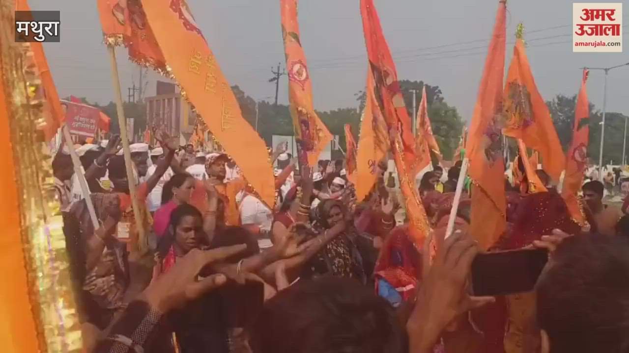 Massive Crowd Welcomes Sanatan Ekta Yatra in Chhata