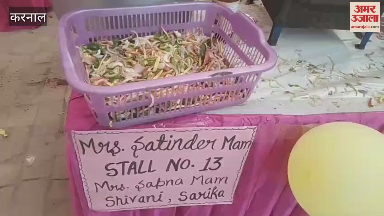 Children prepared delicious dishes by setting up a stall in Karnal