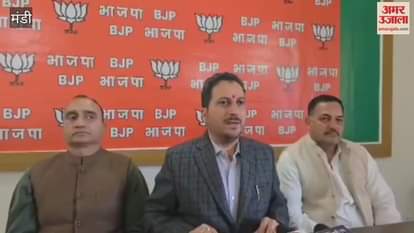 Mandi Rakesh Jamwal said not celebrating 3 years of victory but celebrating 3 years of failure Congress government should tell what is its achievement