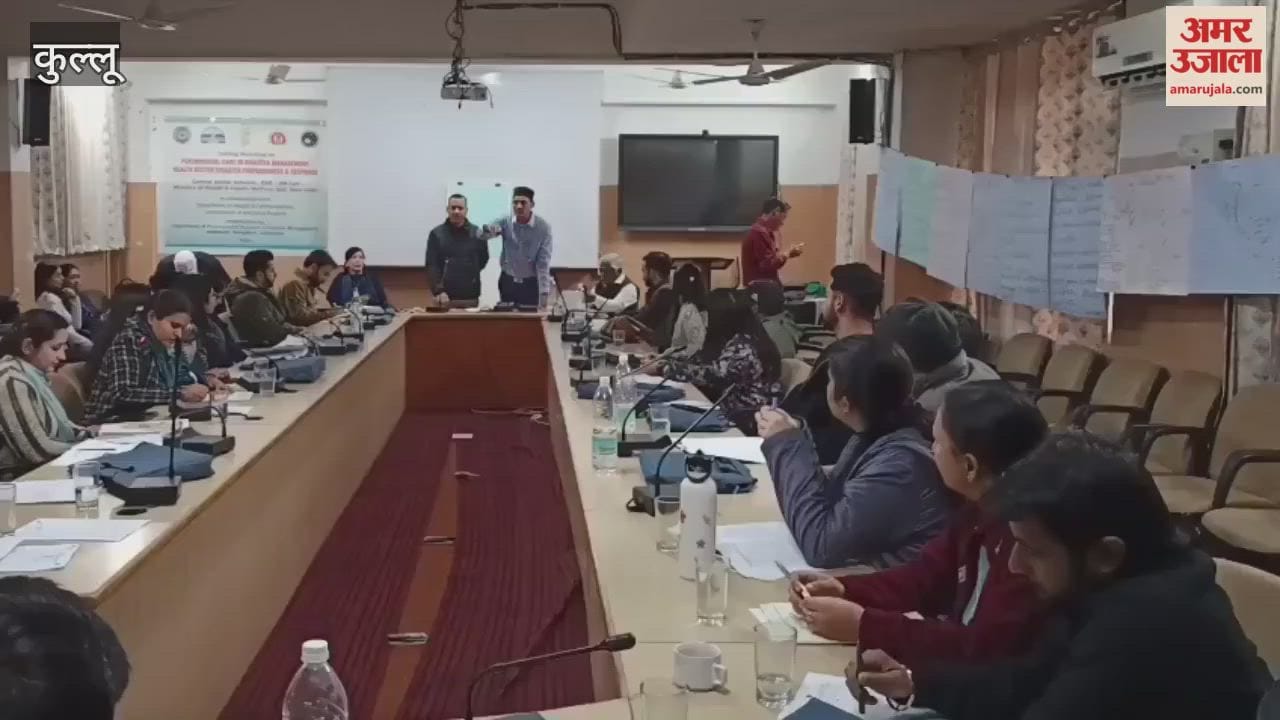Kullu Learned to keep disaster-affected people mentally healthy