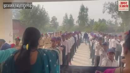 Volunteers were sworn in at a one-day camp in Beri, Jhajjar.