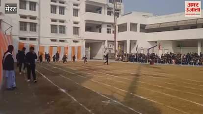 Meerut: Sports Day organised on the occasion of Children's Day at Vardhaman Academy, various sports competitions held