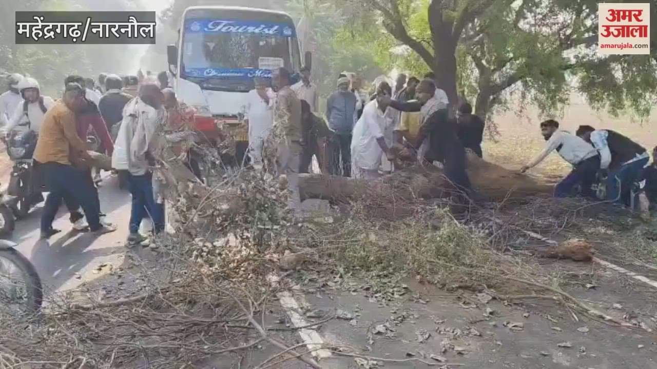 Farmers in Neerpur Rajput, Narnaul, were furious over the theft of nozzle pipes and blocked the roads.