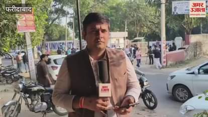 Brezza found parked in Al Falah University in Faridabad