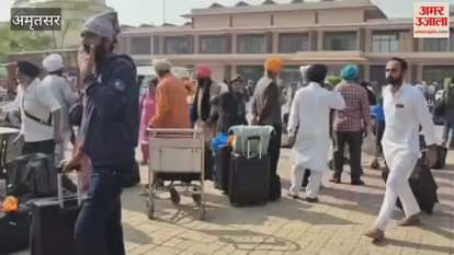 group of Sikh pilgrims returned to India from Pakistan