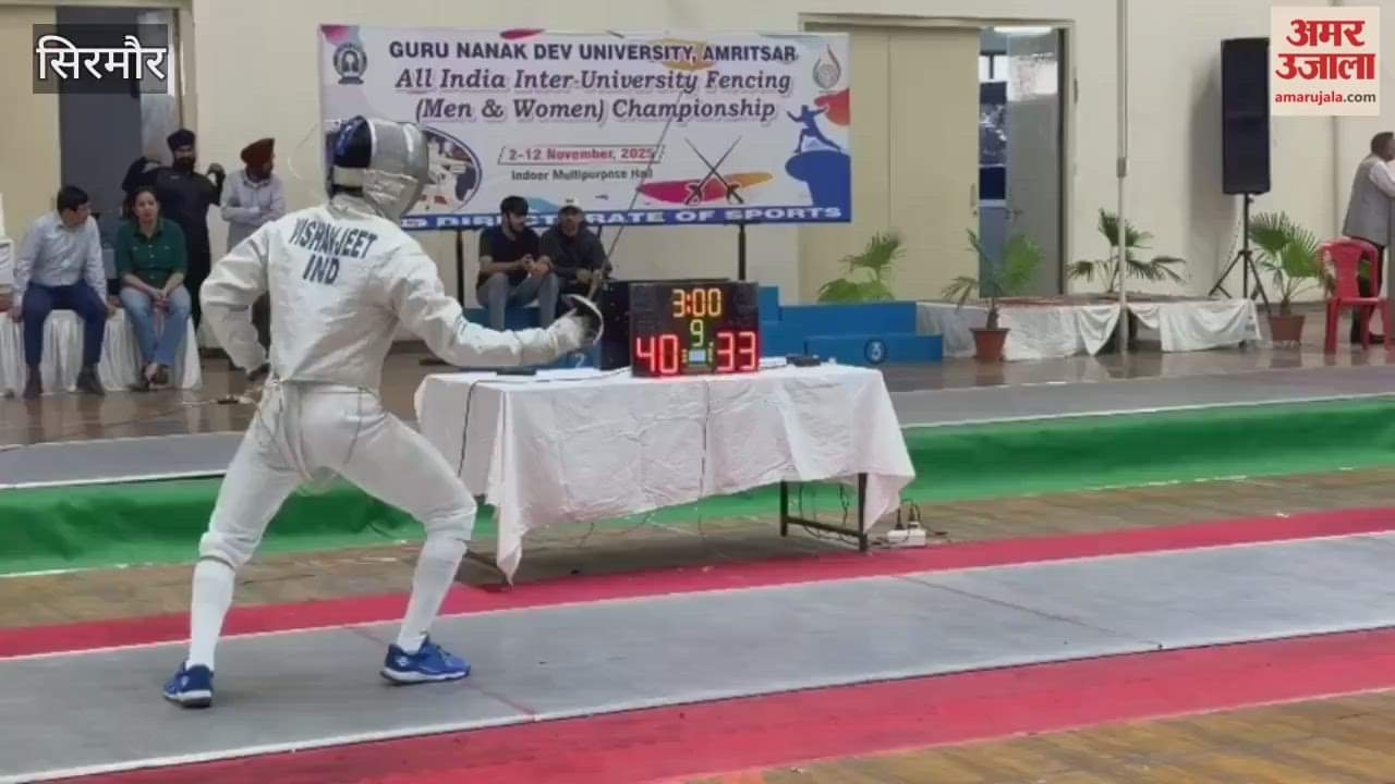Sirmour Vishwajeet Thakur won bronze medal in fencing competition
