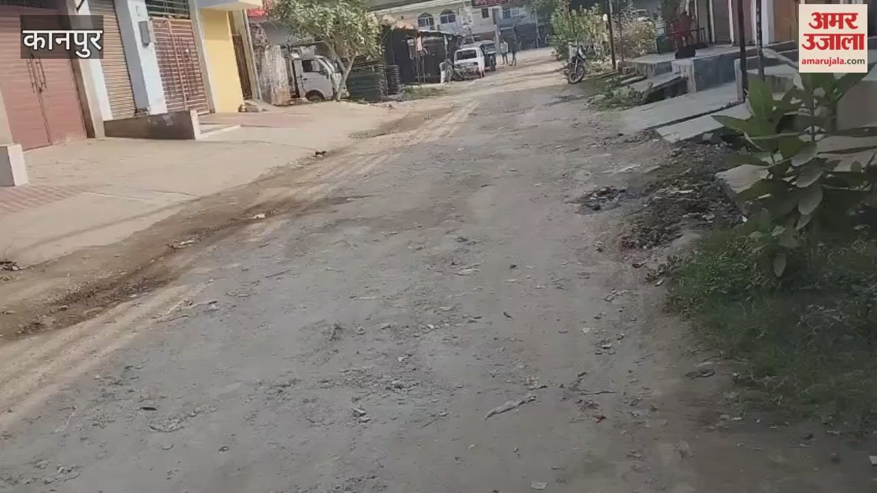 Poor roads in Chakeri's Karmachari Nagar are making it difficult for pedestrians to navigate