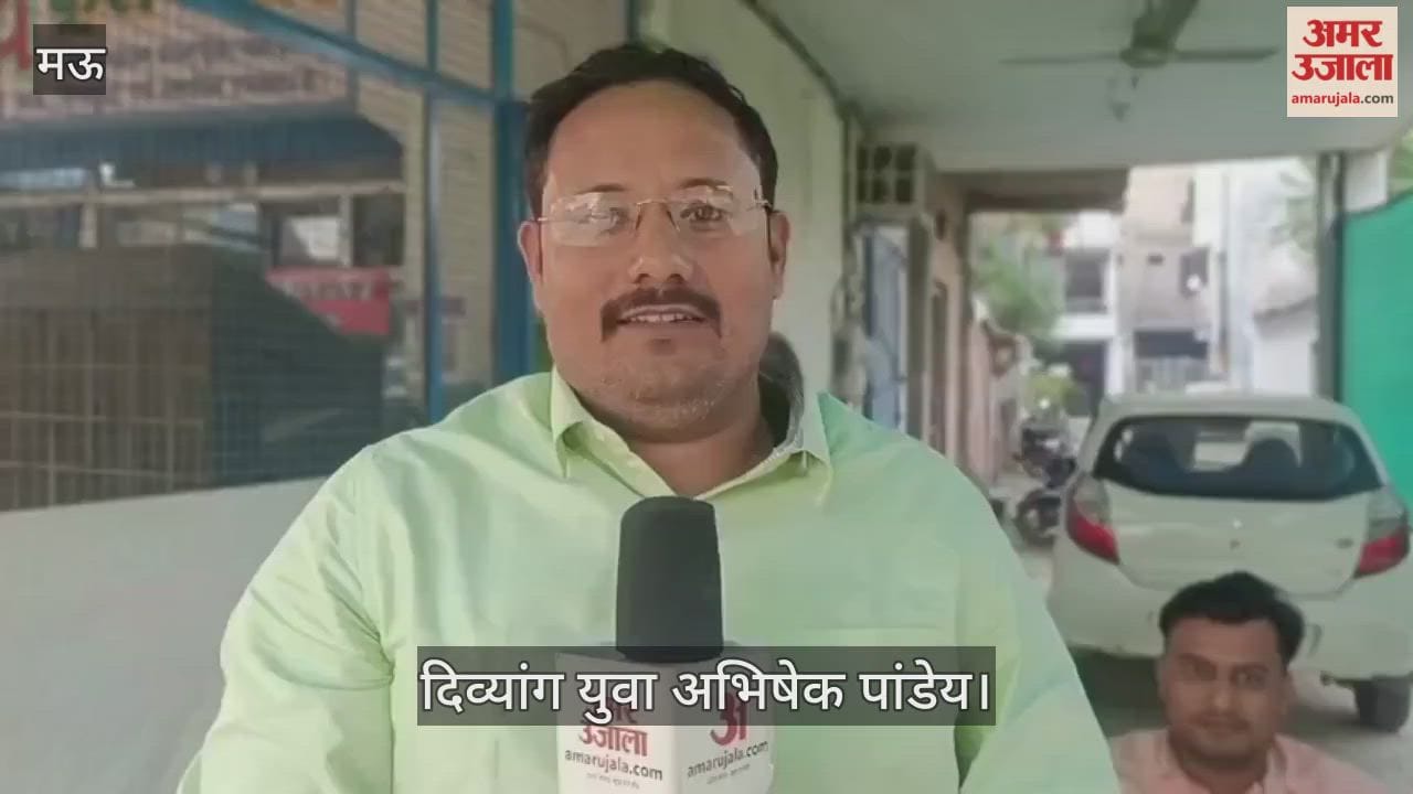 Divyang Abhishek is spreading awareness by wearing a helmet while riding a tricycle