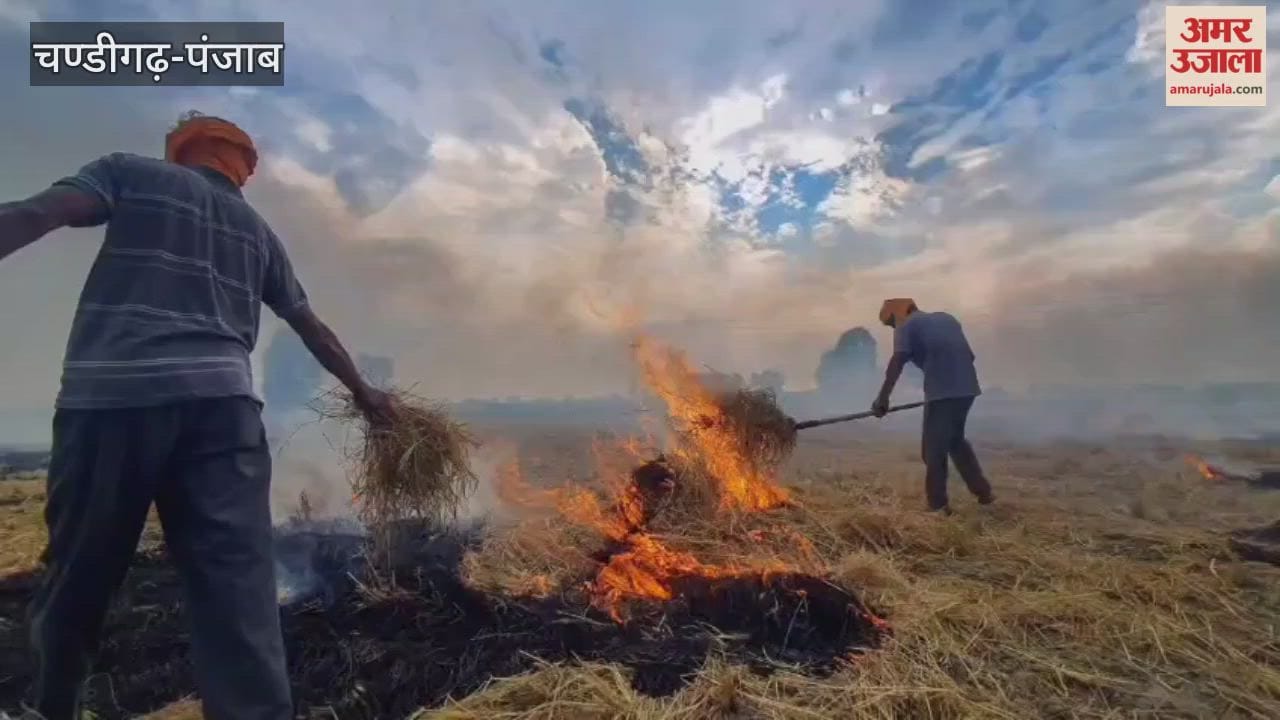 Stubble burning in three villages of Fatehgarh Sahib FIR against 20 farmers