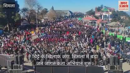 War against Chitta: Major public awareness campaign launched in Shimla, walkathon also organised