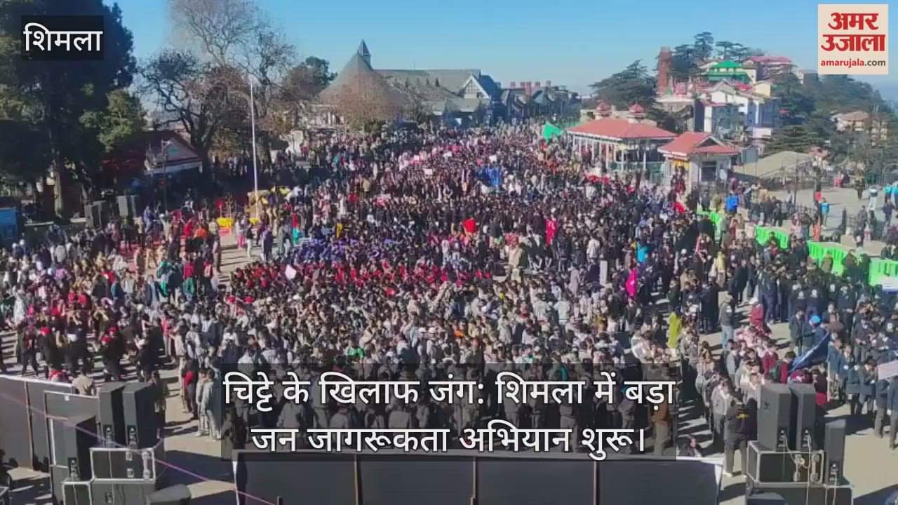 War against Chitta: Major public awareness campaign launched in Shimla, walkathon also organised