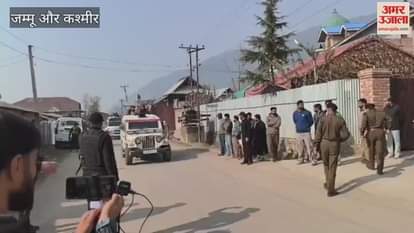 DGP and Senior Police Officers Visit Home of Inspector Asrar in Dragmulla, Kupwara