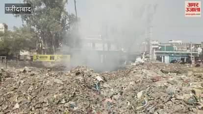 Garbage catches fire in Faridabad during implementation of Grape 3