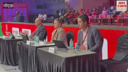 Players competed to win quarter-finals of World Boxing Championship in greater noida