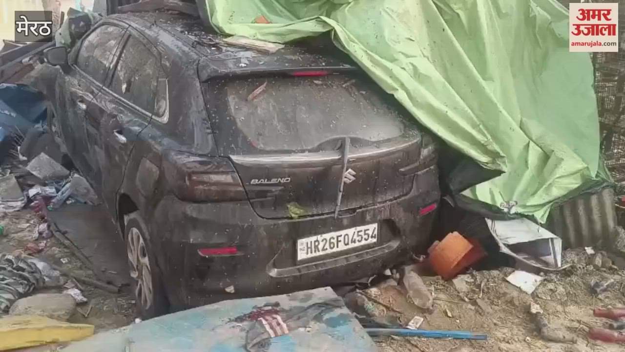 Meerut: Car hits businessman and enters ditch