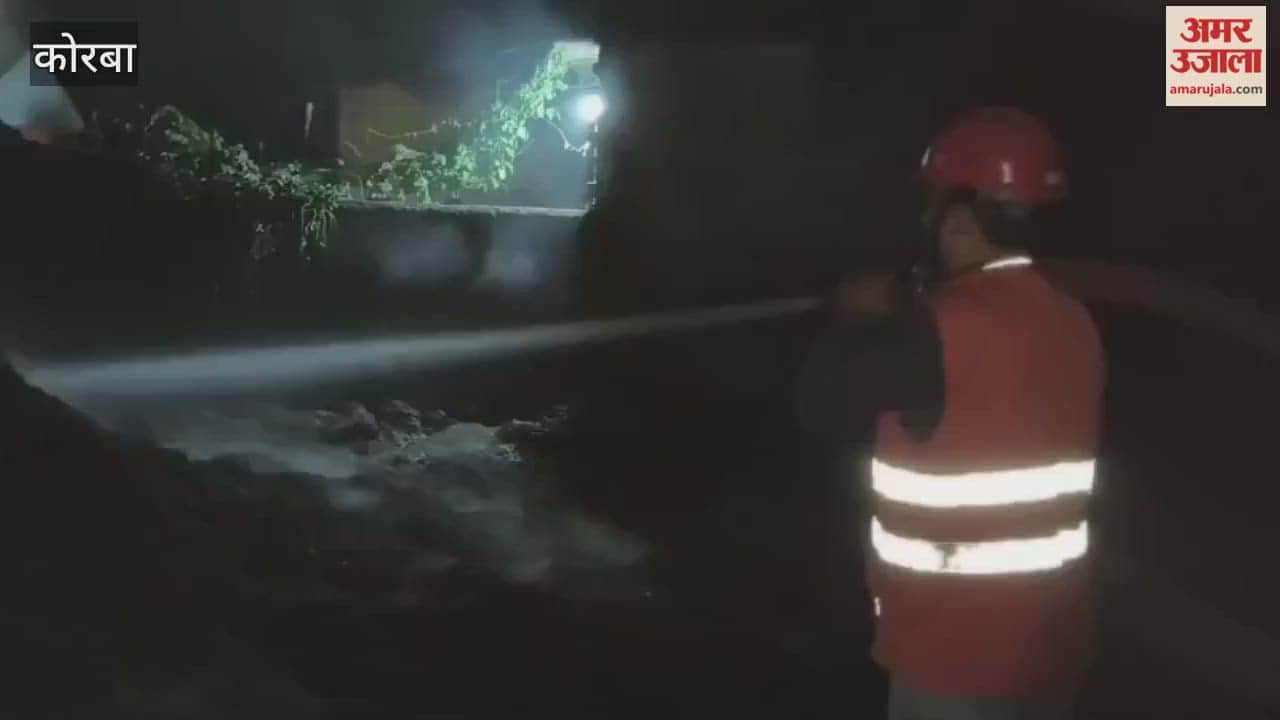 Korba Fire: A massive fire broke out at Paravat near Reiki Chowk, causing panic in the village after the incident.
