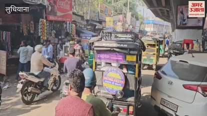 Traffic jam in ludhiana