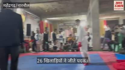 26 players from Mahendragarh won medals in the State Karate Championship