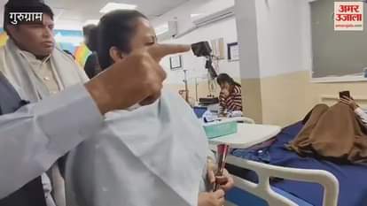 Health Minister Aarti Singh Rao inaugurated rooftop solar power system