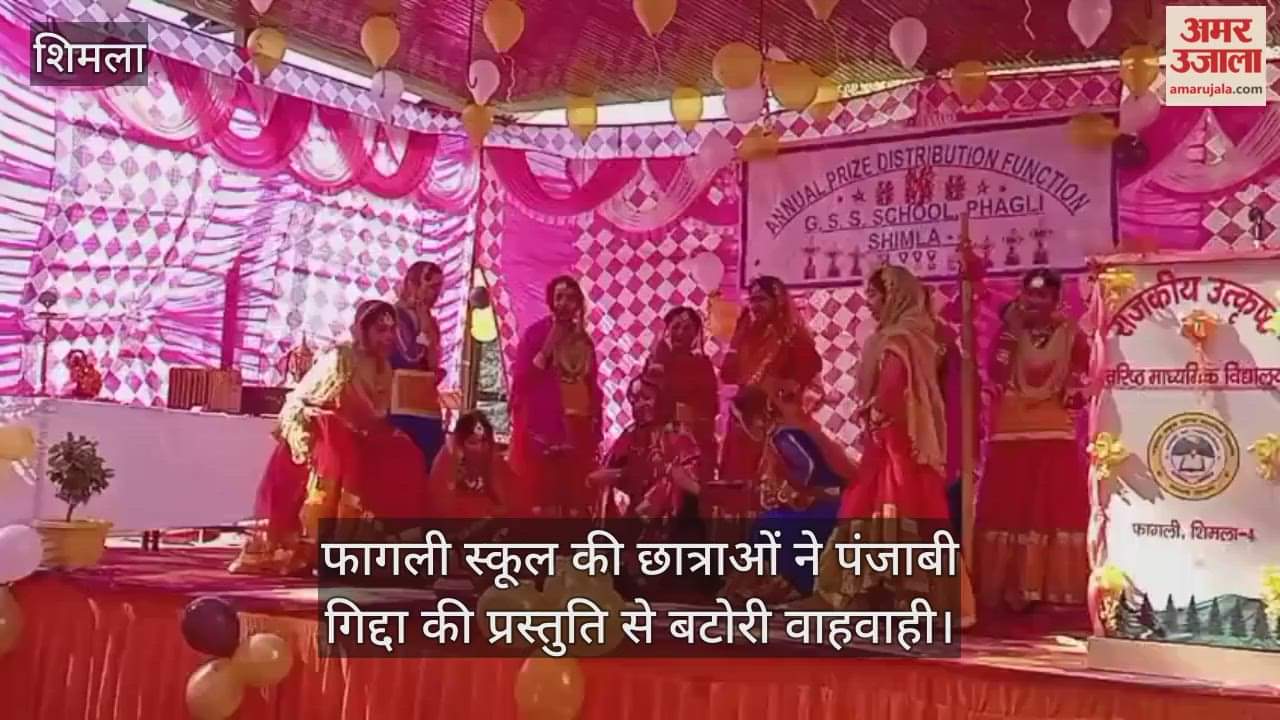 The students of Phagli School received applause for their Punjabi Gidda performance.