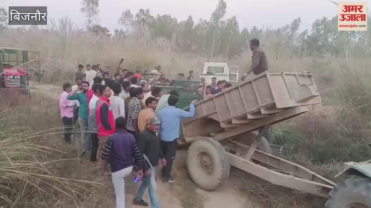 Bijnor: After 13 days, the tiger was captured in the forest department's cage; the search was being conducted with a drone