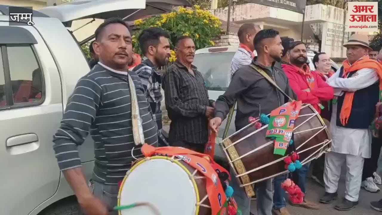 BJP wins victory in Bihar, workers take out victory rally in Nagrota