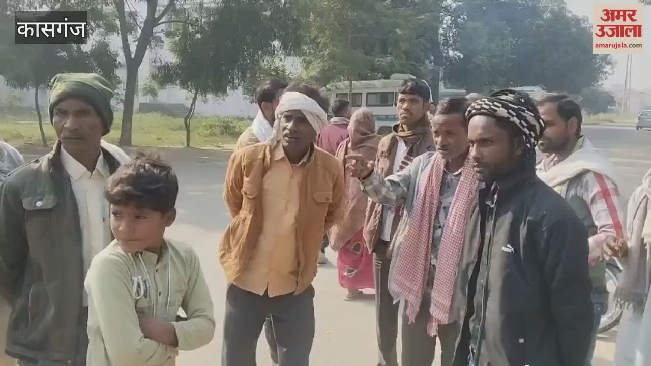 young man dies after falling from roof in kasganj