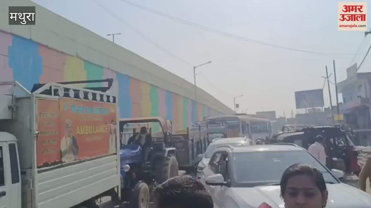 jam in Chhata due to route diversion