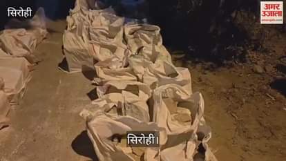 Sirohi: 100 cartons of foreign liquor seized from truck, being transported to Gujarat under cover of lime bags