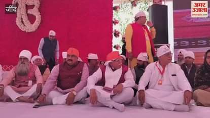 Union Minister Manohar Lal reached the 79th annual Diwan in Jind, Deputy Speaker Dr. Krishan Lal Middha was also present.