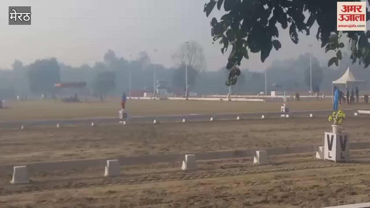 Meerut: Horse riding competition at RVC