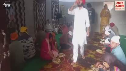 Meerut: Langar spread in Gurudwara Mata Sita.