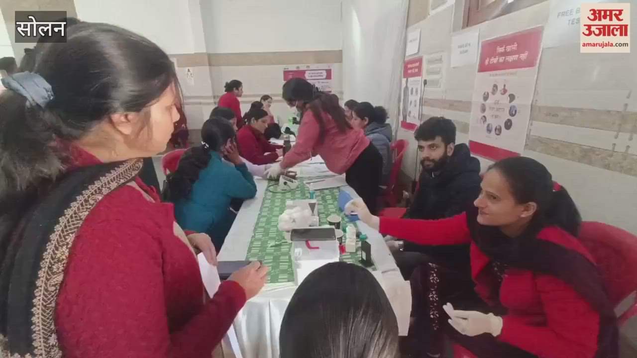 Solan Health check-up camp organised in Solan TB screening done