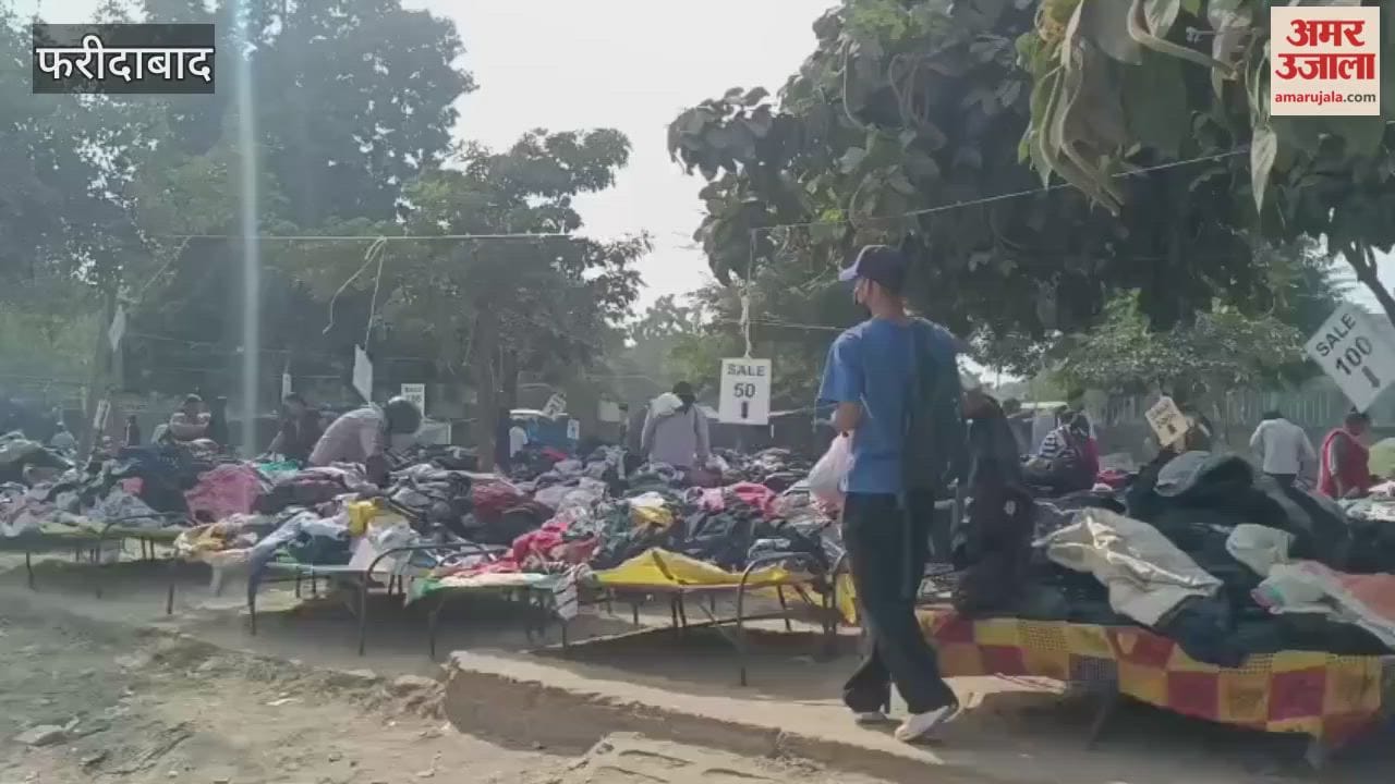 demand for warm clothes increases in Faridabad