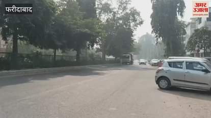 Anti-smoke guns attack pollution, spraying is being done on Neelam Railway Road