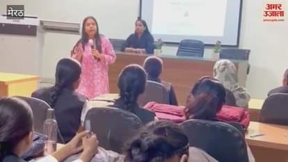 Mental Health Counselling Session Held Under Mission Shakti 5.0 at SMP Government Girls PG College Meerut