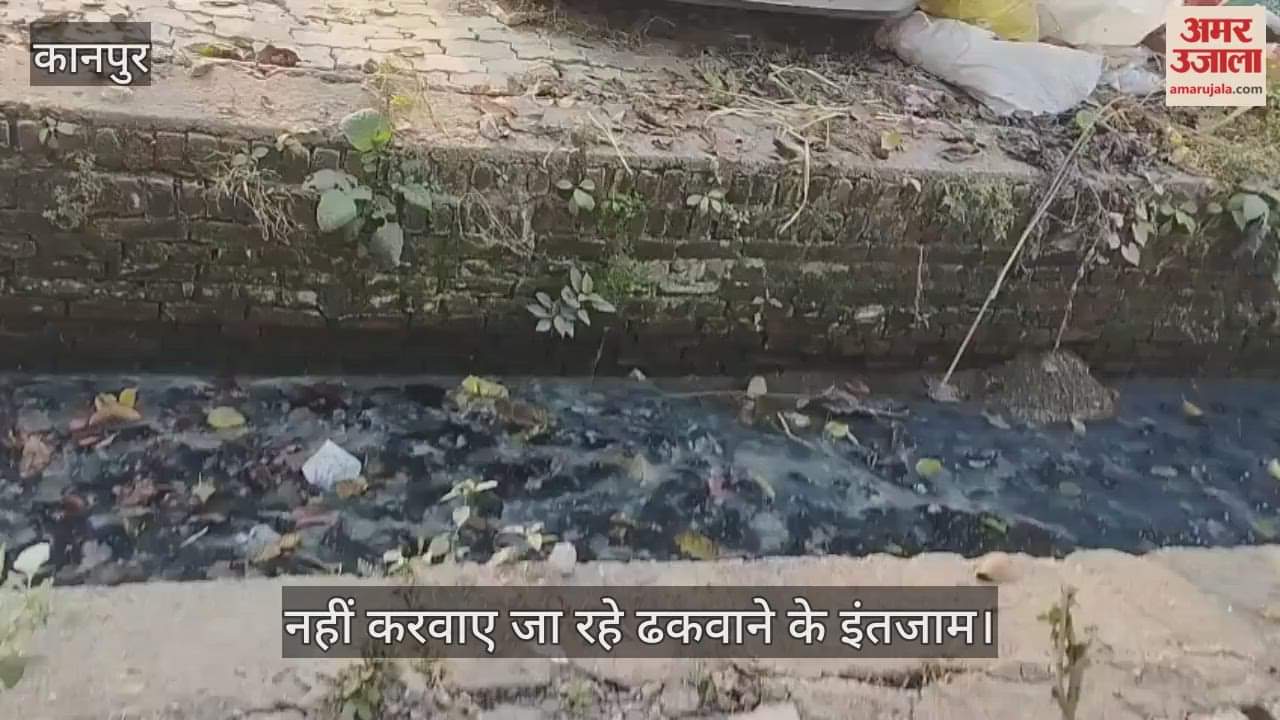 कानपुर: चकेरी के श्याम नगर में खुले नाले बने मौत का कुआं, लोगों की जान जाने के बावजूद पार्षद बेपरवाह